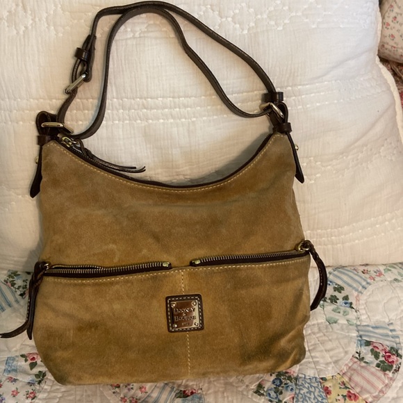 Dooney & Bourke Handbags - Pre-owned  Dooney and Bourke Suede Handbag Camel
